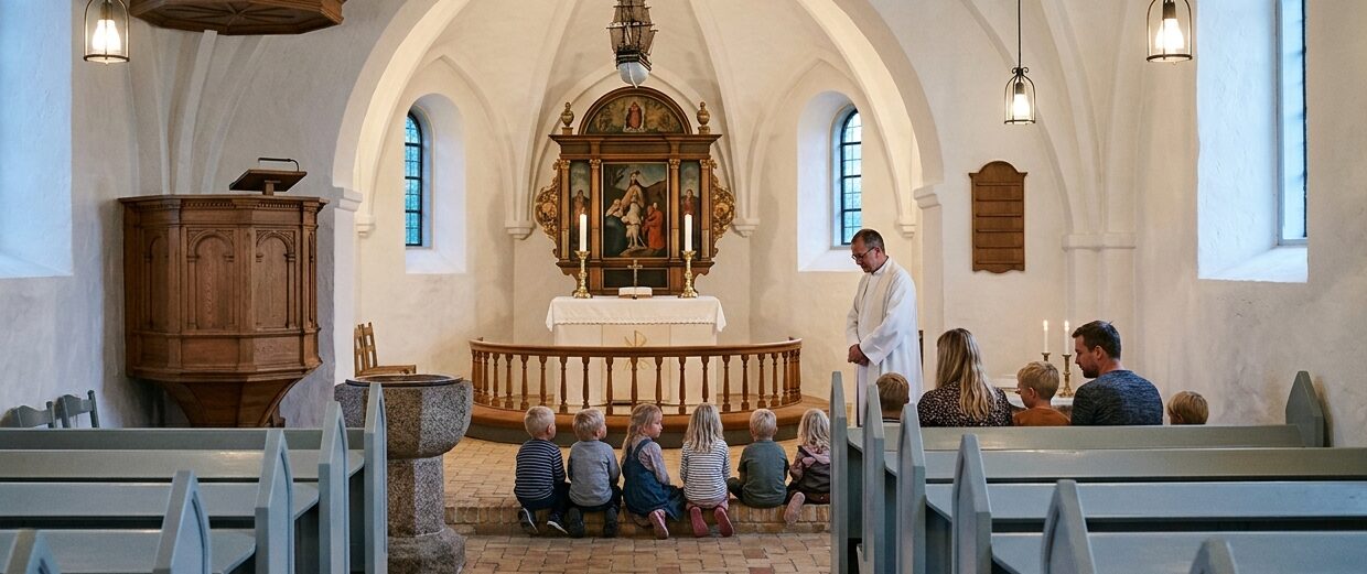 Børnegudstjenester i Galten Kirke i efteråret
