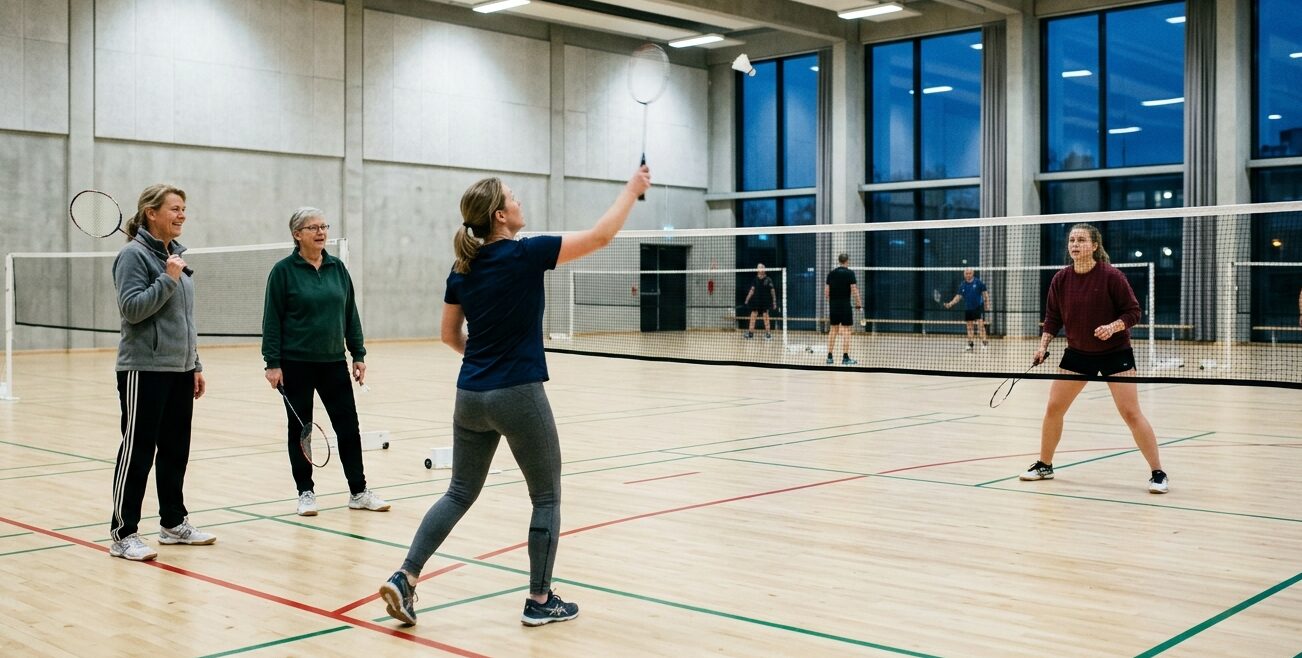 Nyt damehold i badminton i Harlev