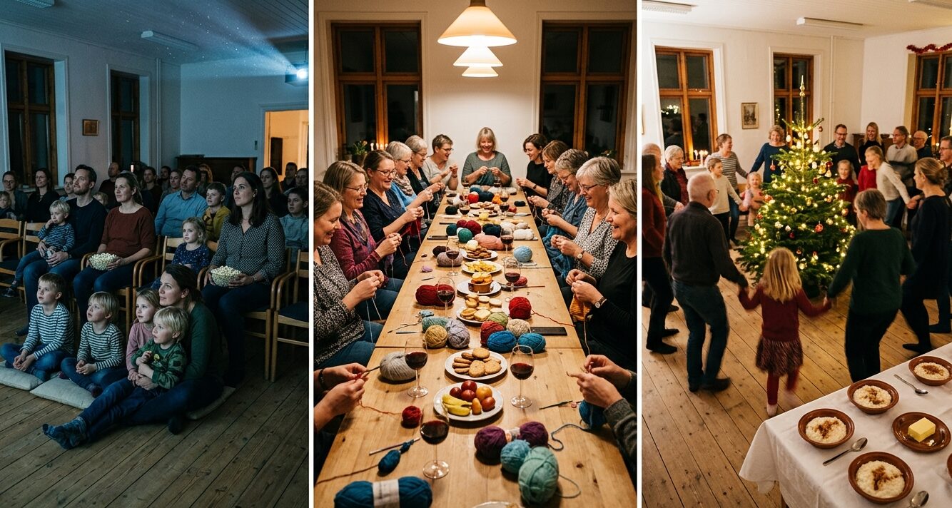 Tre arrangementer i Skjørring Forsamlingshus